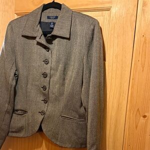 92- Chaps Brown Blazer